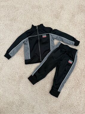 Levi's Kids Black & Gray Athletic Track Set